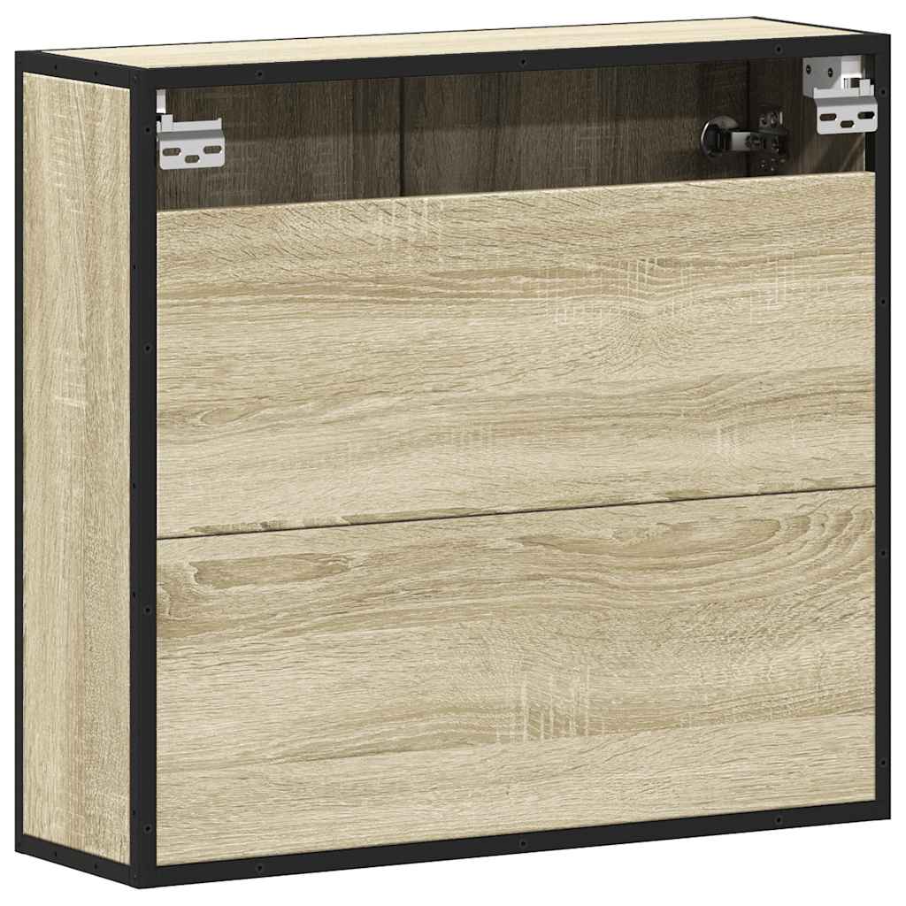 Bad-Spiegelschrank Sonoma-Eiche 65x20x60 cm Holzwerkstoff