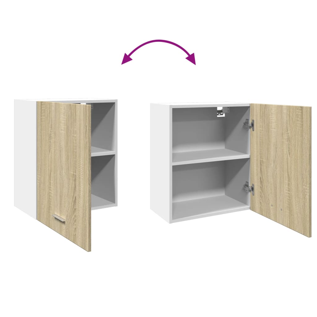 Wandschrank Sonoma-Eiche 50x31x60 cm Holzwerkstoff