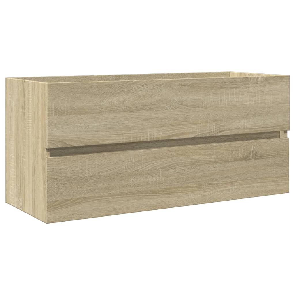 Meuble vasque chêne Sonoma 100x38,5x45 cm matériau bois