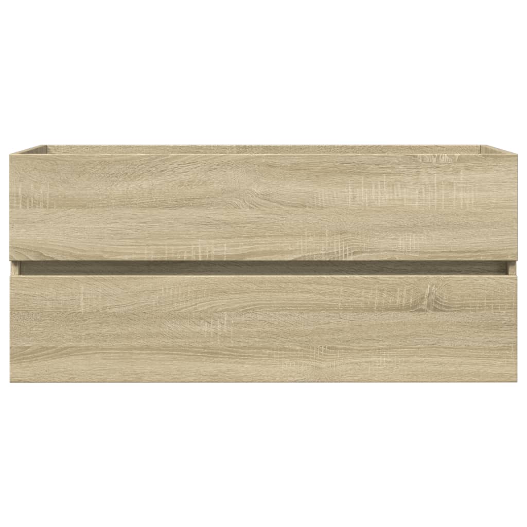 Meuble vasque chêne Sonoma 100x38,5x45 cm matériau bois