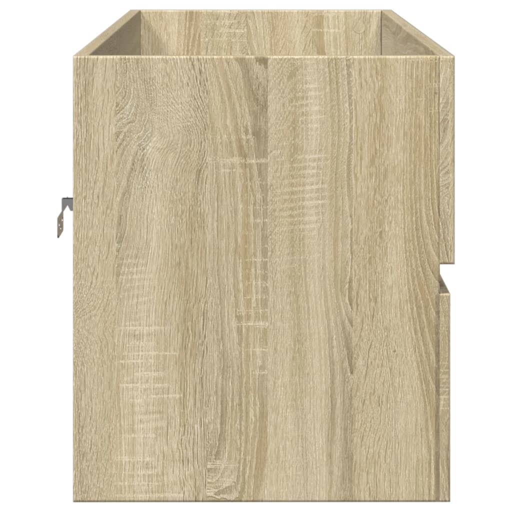 Meuble vasque chêne Sonoma 100x38,5x45 cm matériau bois