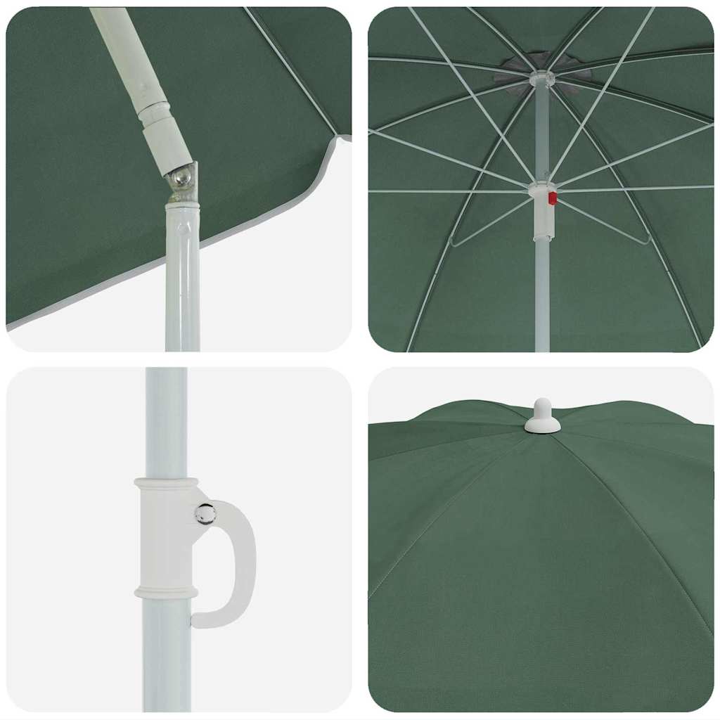 Garten-Sonnenschirm 170T Polyester Grün