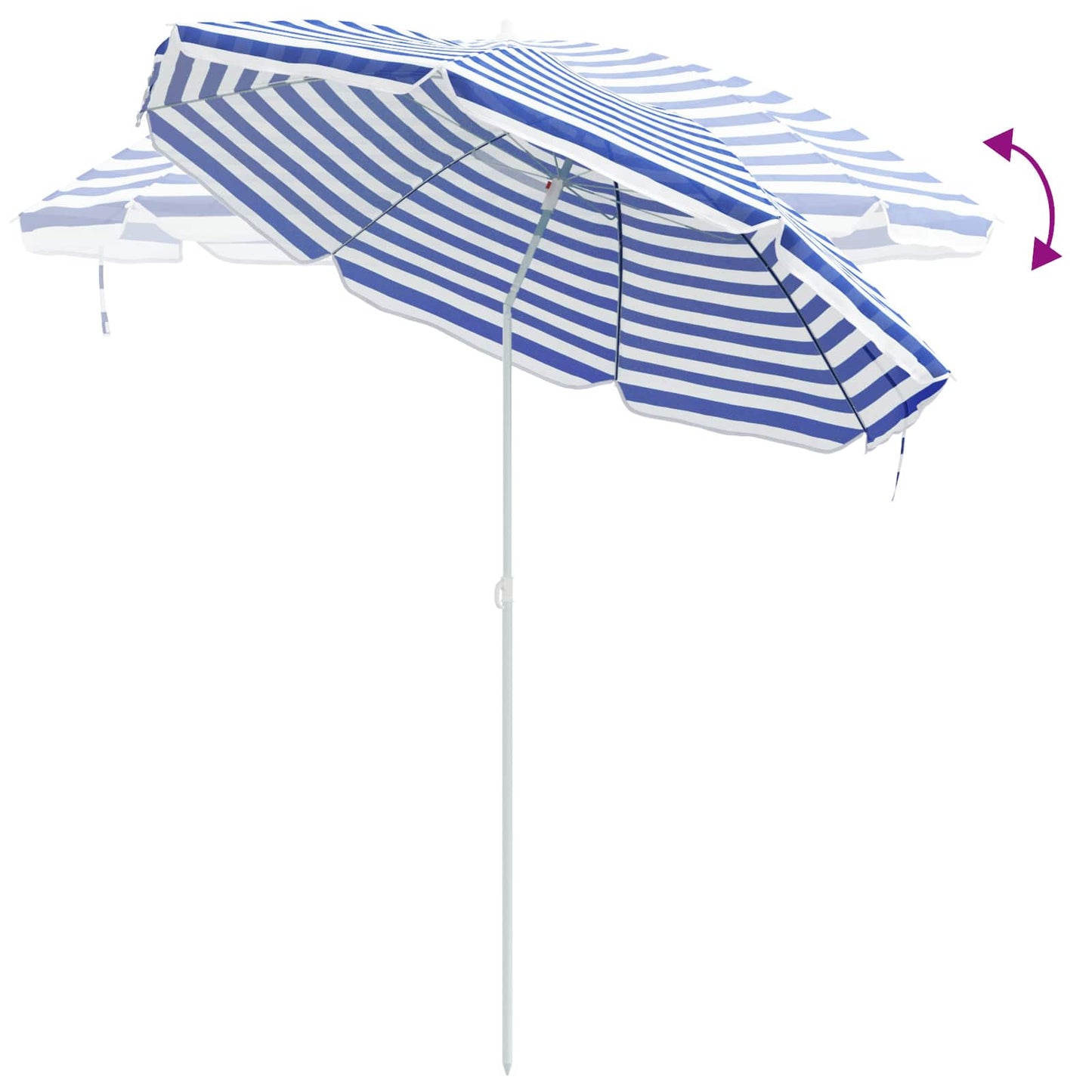 Gartensonnenschirm 263 x 263 x 272 cm 170T Polyester