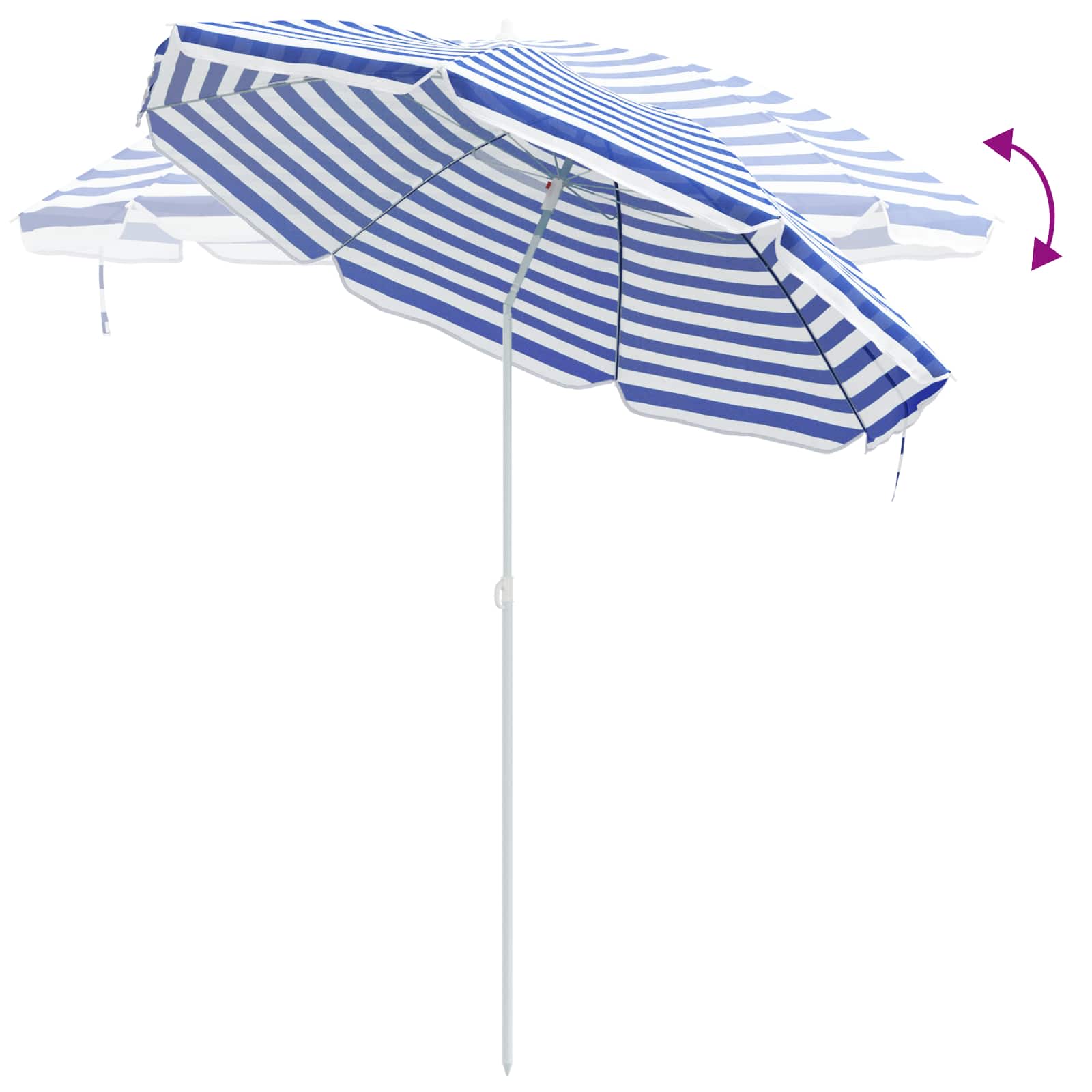 Gartensonnenschirm 263 x 263 x 272 cm 170T Polyester