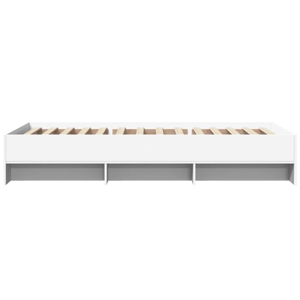 Bettgestell Weiß 90x190 cm Holzwerkstoff