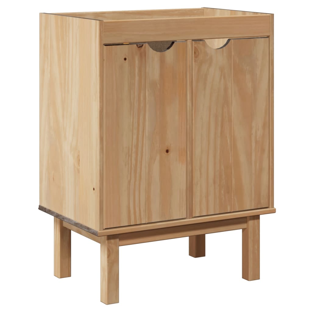 Meuble lavabo OTTA 59x40x80 cm en bois de pin massif