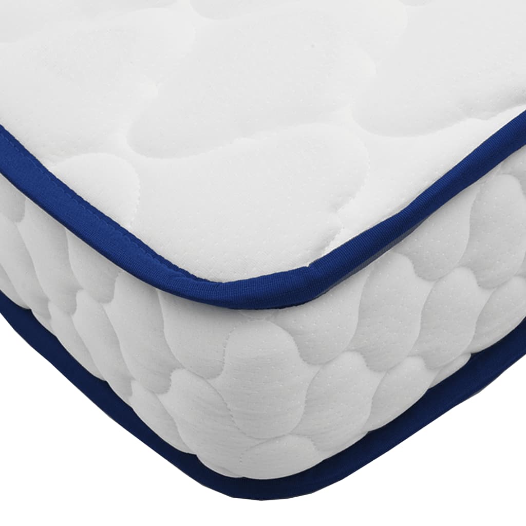 Matelas à mémoire de forme 80x200x17 cm blanc