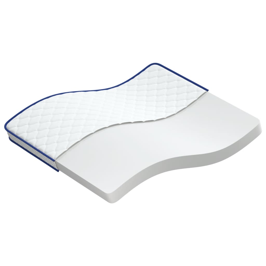 Matelas à mémoire de forme 140x190x17 cm blanc