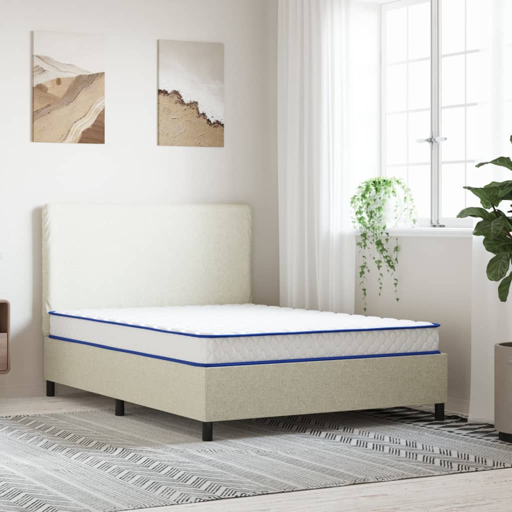 Matelas à mémoire de forme 140x190x17 cm blanc