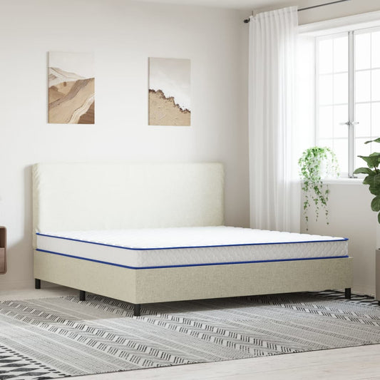 Matelas à mémoire de forme 200x200x17 cm blanc