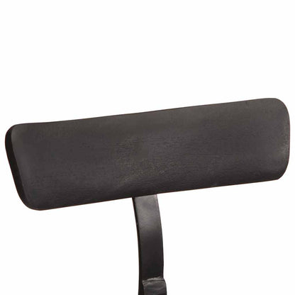 Barhocker 2 Stk. Schwarz 49x43x88 cm Mango Massivholz