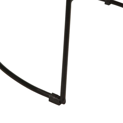Barhocker 2 Stk. Schwarz 49x43x88 cm Mango Massivholz