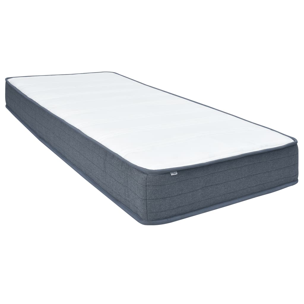 Boxspringmatratze 190x90x20 cm Mittelweich Stoff