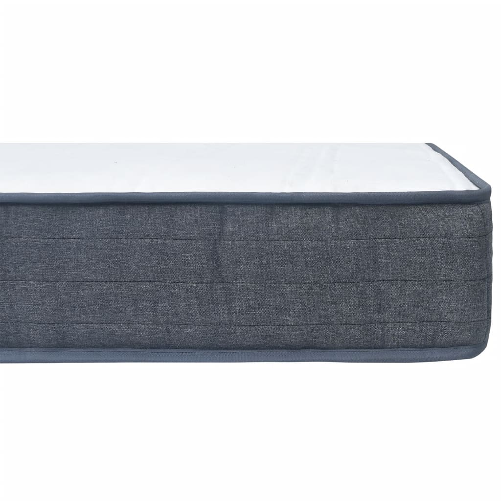 Boxspringmatratze 190x90x20 cm Mittelweich Stoff