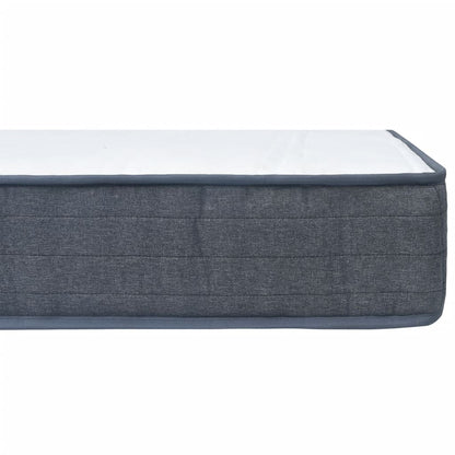 Boxspringmatratze 90x190x20 cm Mittelweich Stoff