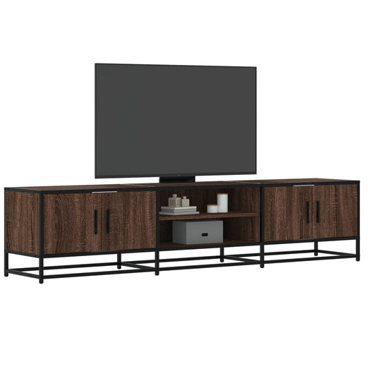 TV-Schrank Braun Eichen-Optik 180x35x41 cm Holzwerkstoff