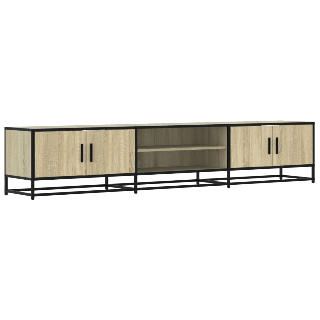 Meuble TV en chêne Sonoma 210x35x41 cm, matériau à base de bois