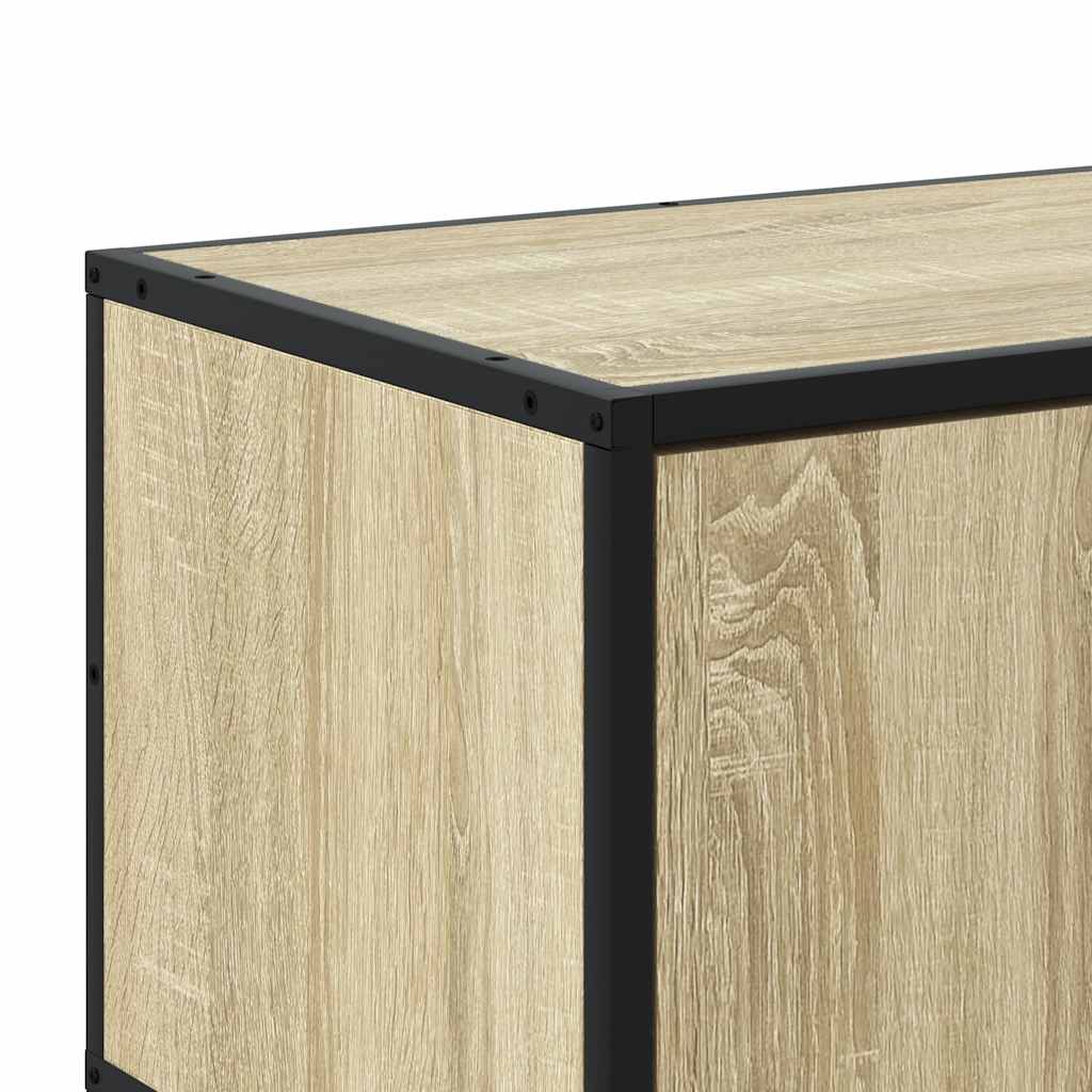 Meuble TV en chêne Sonoma 210x35x41 cm, matériau à base de bois