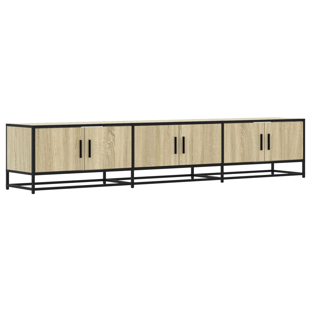 Meuble TV en chêne Sonoma 210x35x41 cm, matériau à base de bois