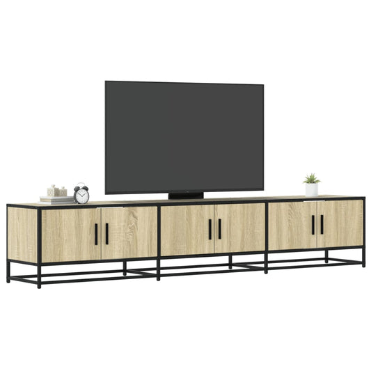 Meuble TV en chêne Sonoma 210x35x41 cm, matériau à base de bois