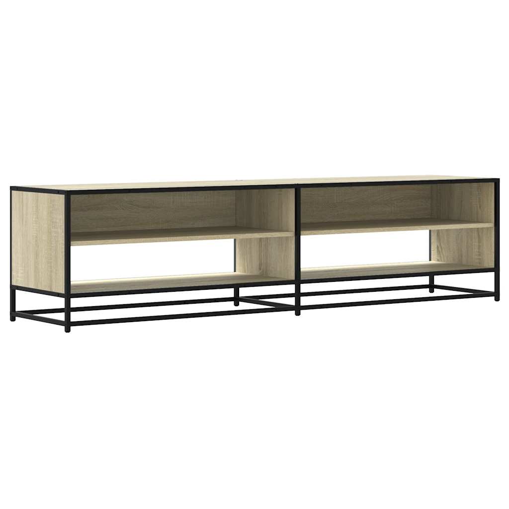 Meuble TV en chêne Sonoma 180,5x40x46 cm, matériau à base de bois