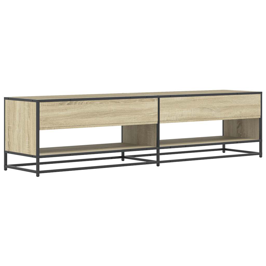 Meuble TV en chêne Sonoma 180,5x40x46 cm, matériau à base de bois