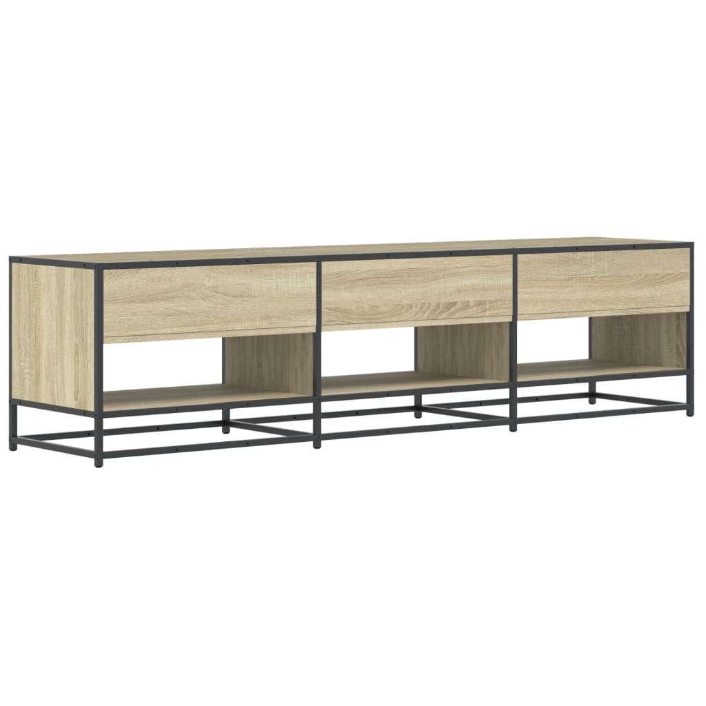Meuble TV en chêne Sonoma 180x40x46 cm, matériau à base de bois