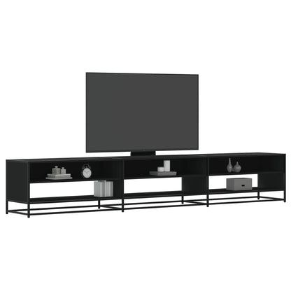 TV-Schrank Schwarz 270x40x46 cm Holzwerkstoff