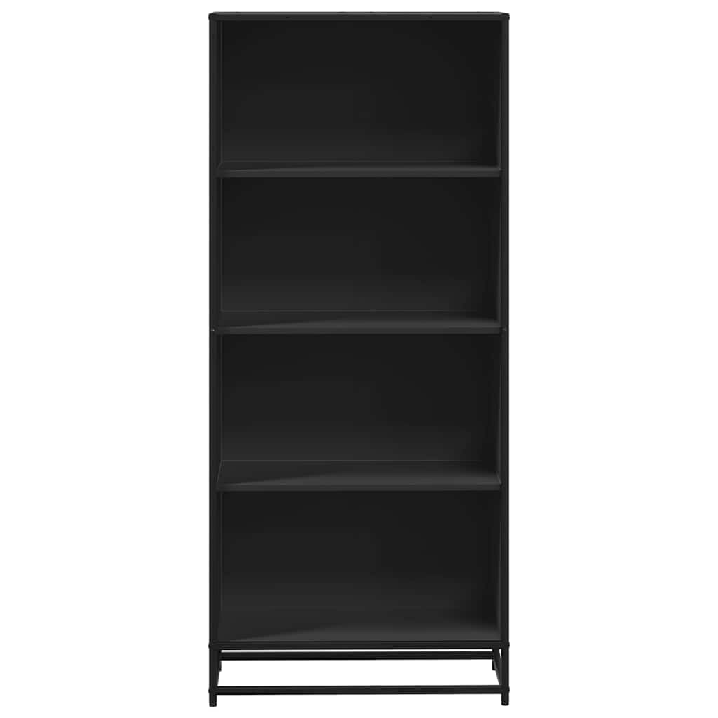 Bibliothèque noire 60x35x139 cm en bois