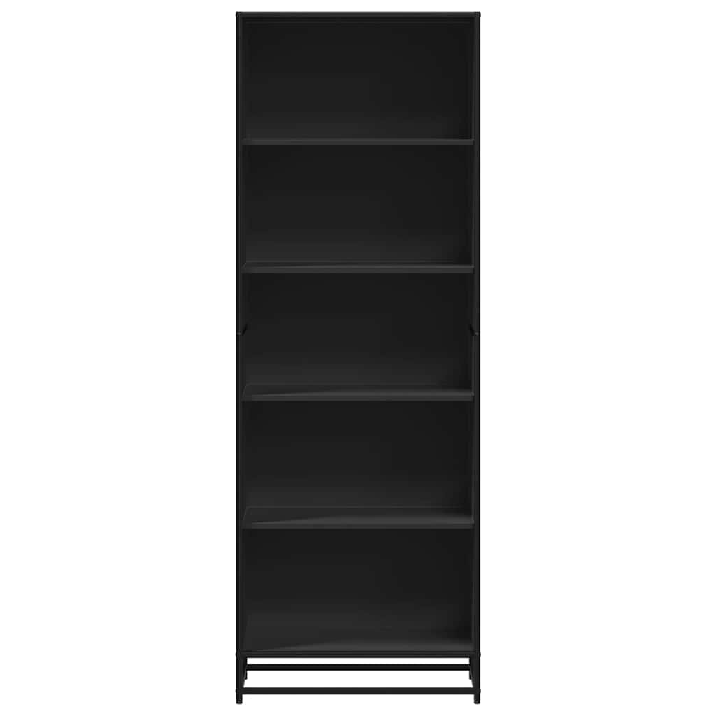 Bookshelf Black 60x35x170.5 cm wood-based material