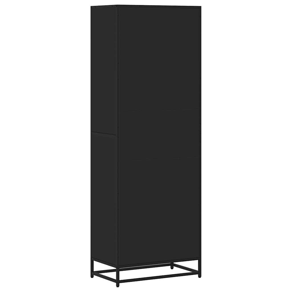 Bookshelf Black 60x35x170.5 cm wood-based material