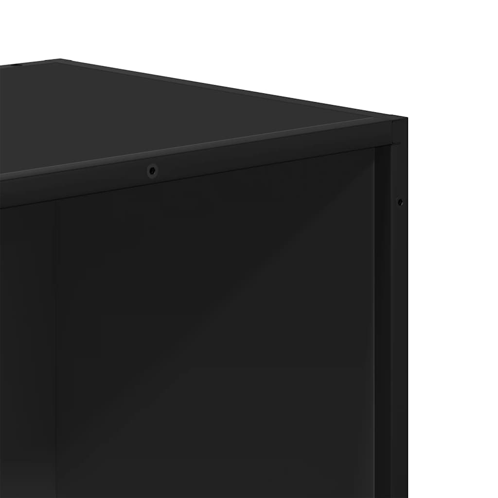 Bookshelf Black 60x35x170.5 cm wood-based material