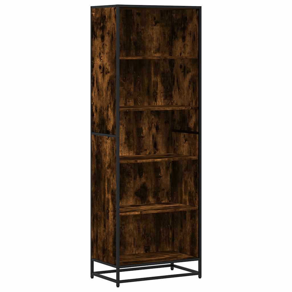 Bookshelf smoked oak 60x35x170.5 cm wood material