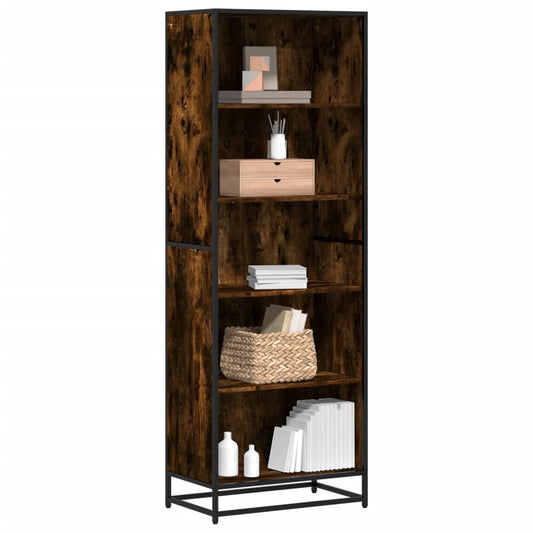 Bookshelf smoked oak 60x35x170.5 cm wood material