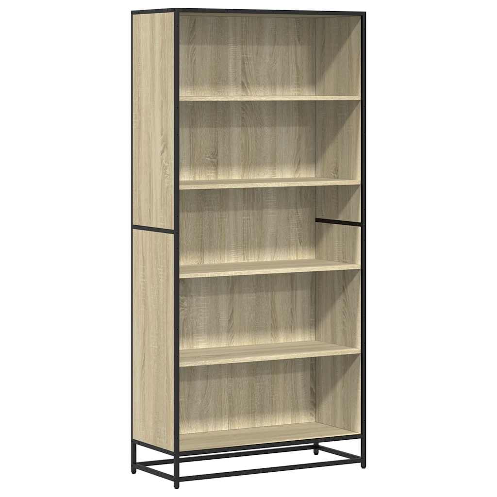 Bibliothèque en chêne Sonoma 80,5 x 35 x 170,5 cm, matériau bois