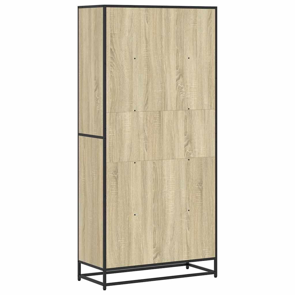 Bücherregal Sonoma-Eiche 80,5x35x170,5 cm Holzwerkstoff