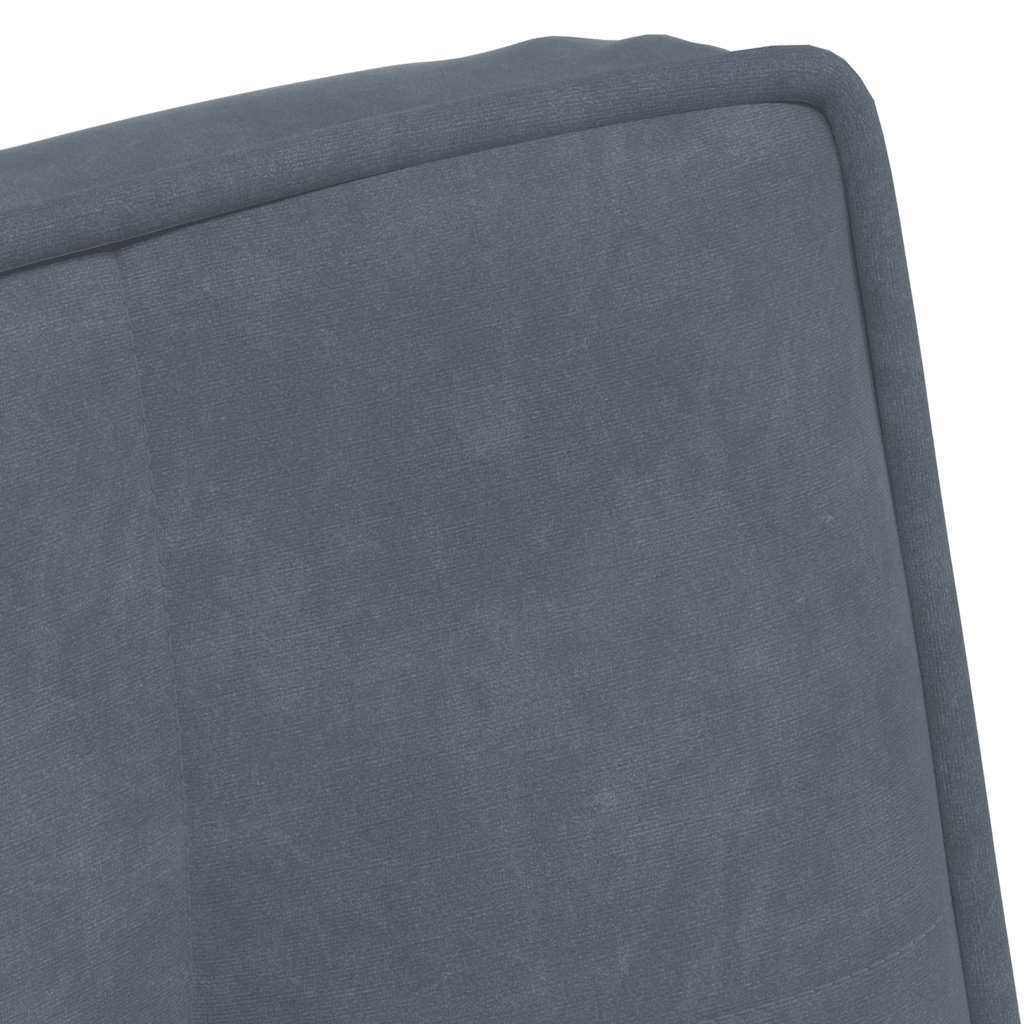 Relaxing chair dark grey 64x74x84 cm velvet