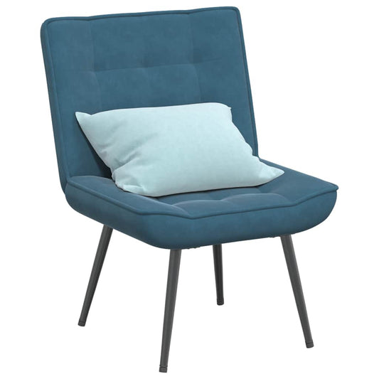 Relaxsessel Blau 64x74x84 cm Samt
