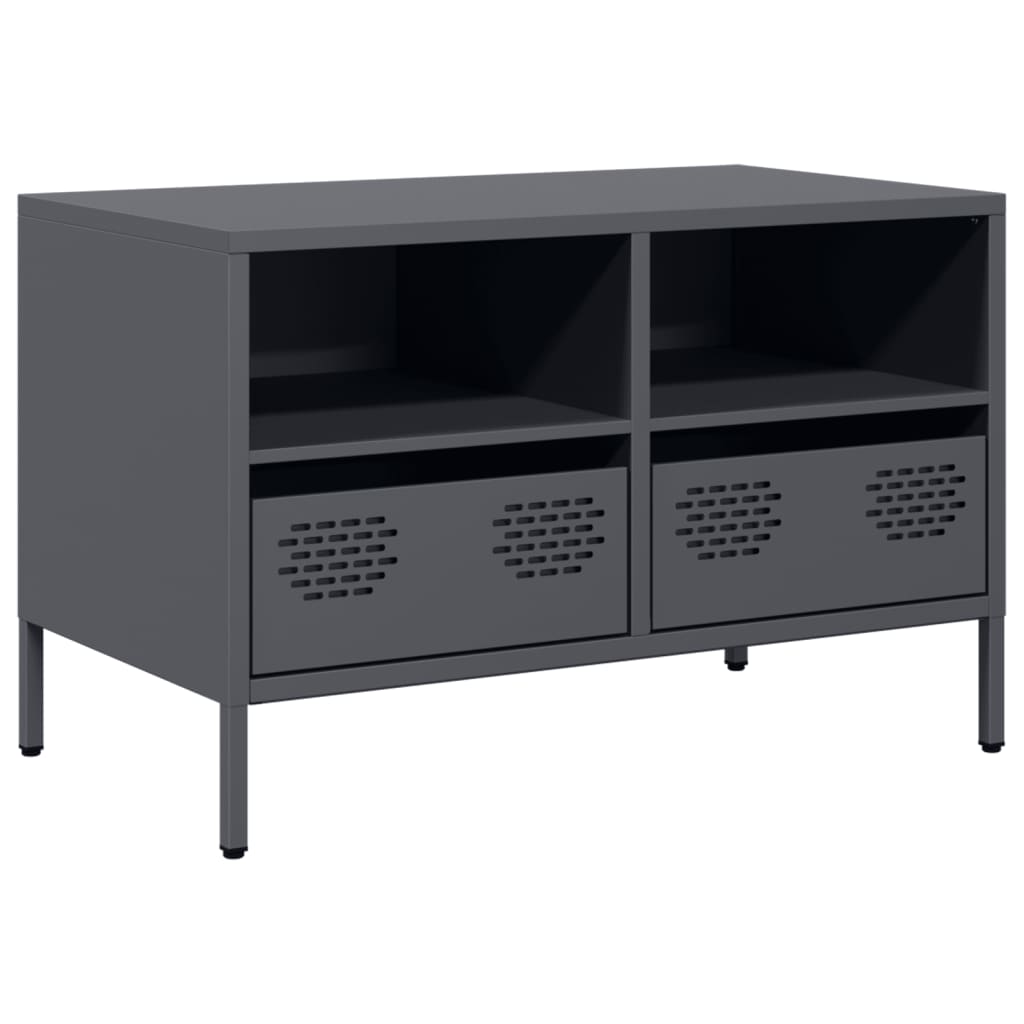 TV-Schrank Anthrazit 68x39x43,5 cm Kaltgewalzter Stahl