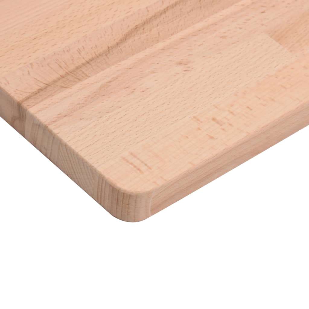 Washbasin shelf wall-mounted steel and solid beech wood