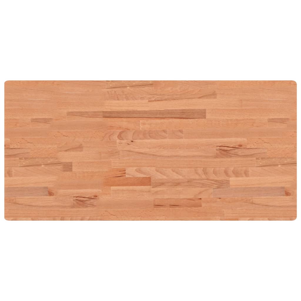 Washbasin shelf wall-mounted steel and solid beech wood