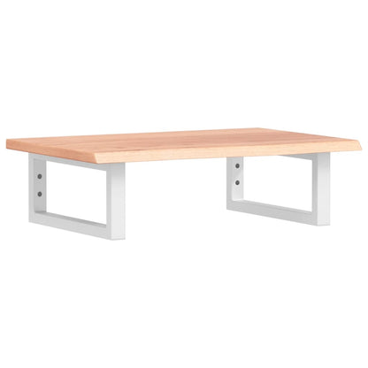 Waschtischplatte mit Halterung Stahl und Massivholz Eiche