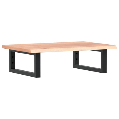 Waschtischplatte mit Halterung Stahl und Massivholz Eiche