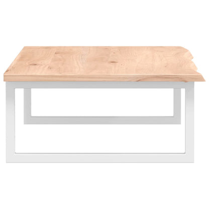 Waschtischplatte mit Halterung Stahl und Massivholz Eiche