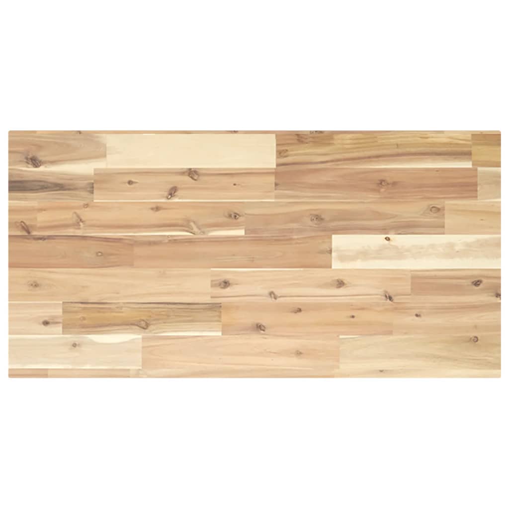 Waschbeckenregal Wandmontage Stahl und Akazienholz