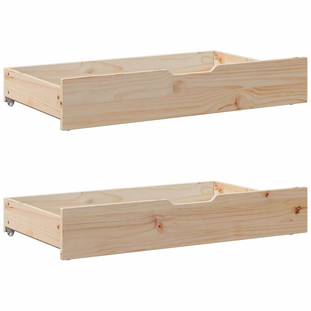 Massivholzbett ohne Matratze 135x190 cm Kiefernholz