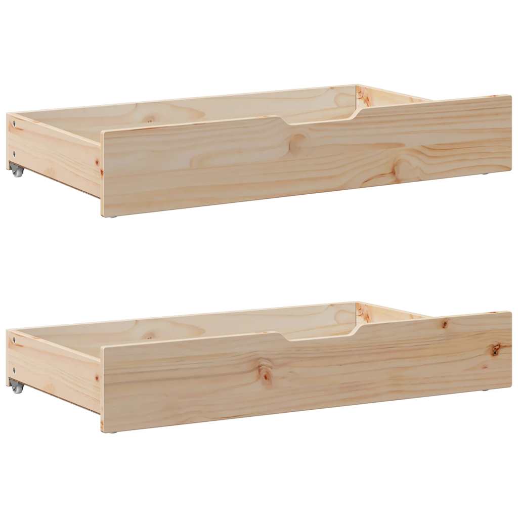 Tagesbett Ausziehbar mit Schubladen ohne Matratze 90x190 cm