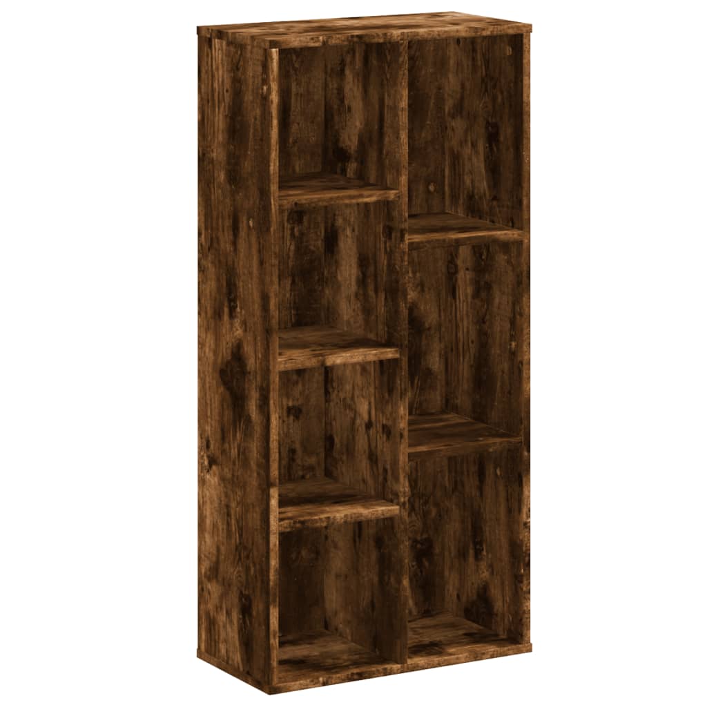 Bookshelf Smoked Oak 50x25x105 cm Wood Material