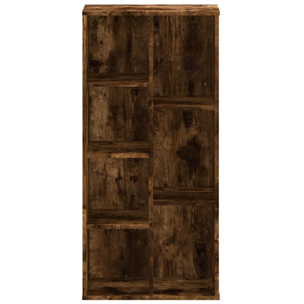Bookshelf Smoked Oak 50x25x105 cm Wood Material