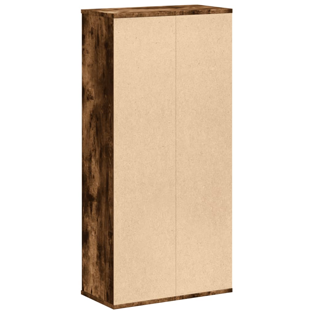 Bookshelf Smoked Oak 50x25x105 cm Wood Material